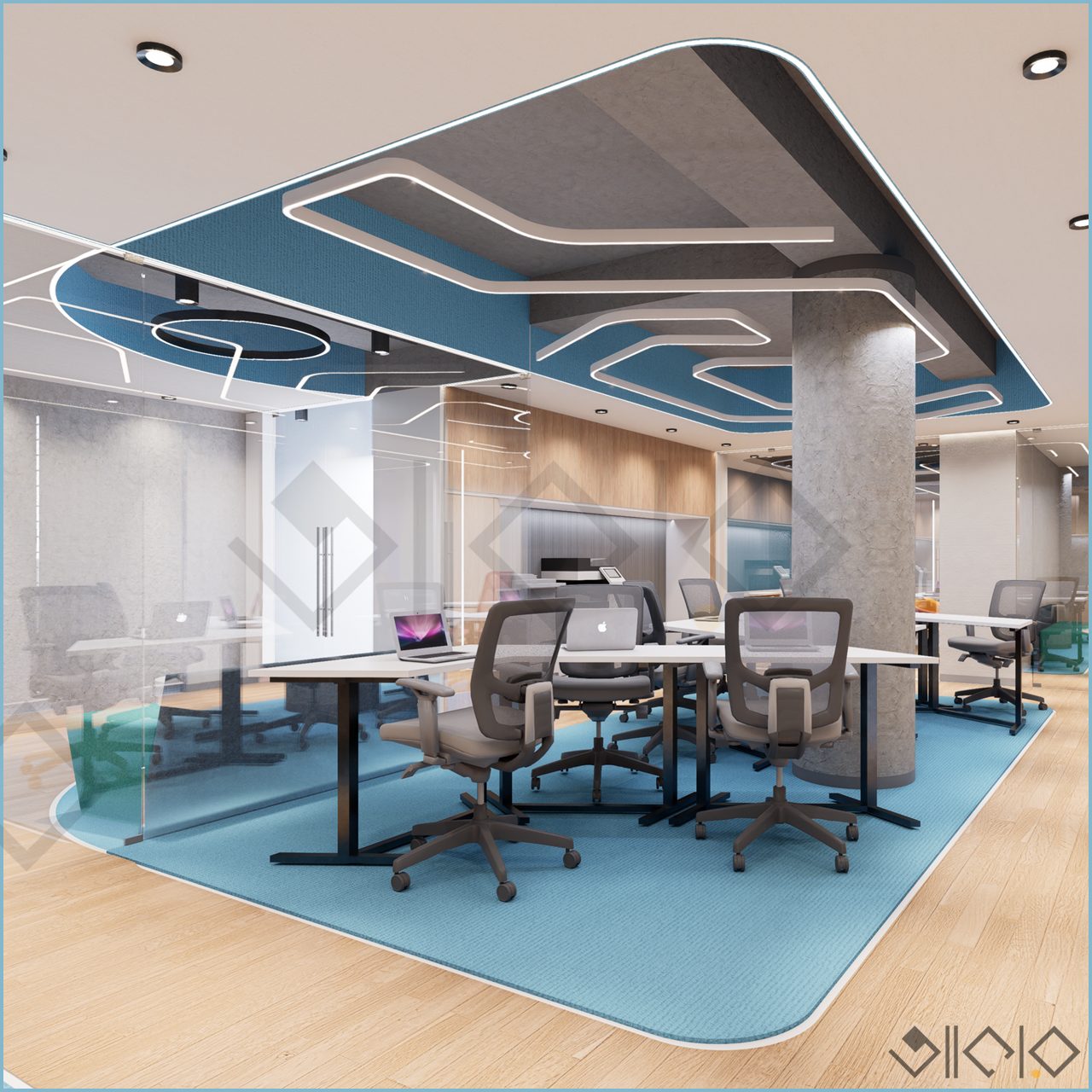 AC World Ltd Banani Office — commercial interior by Studio Akaar, Dhaka, Bangladesh (2 of 5)