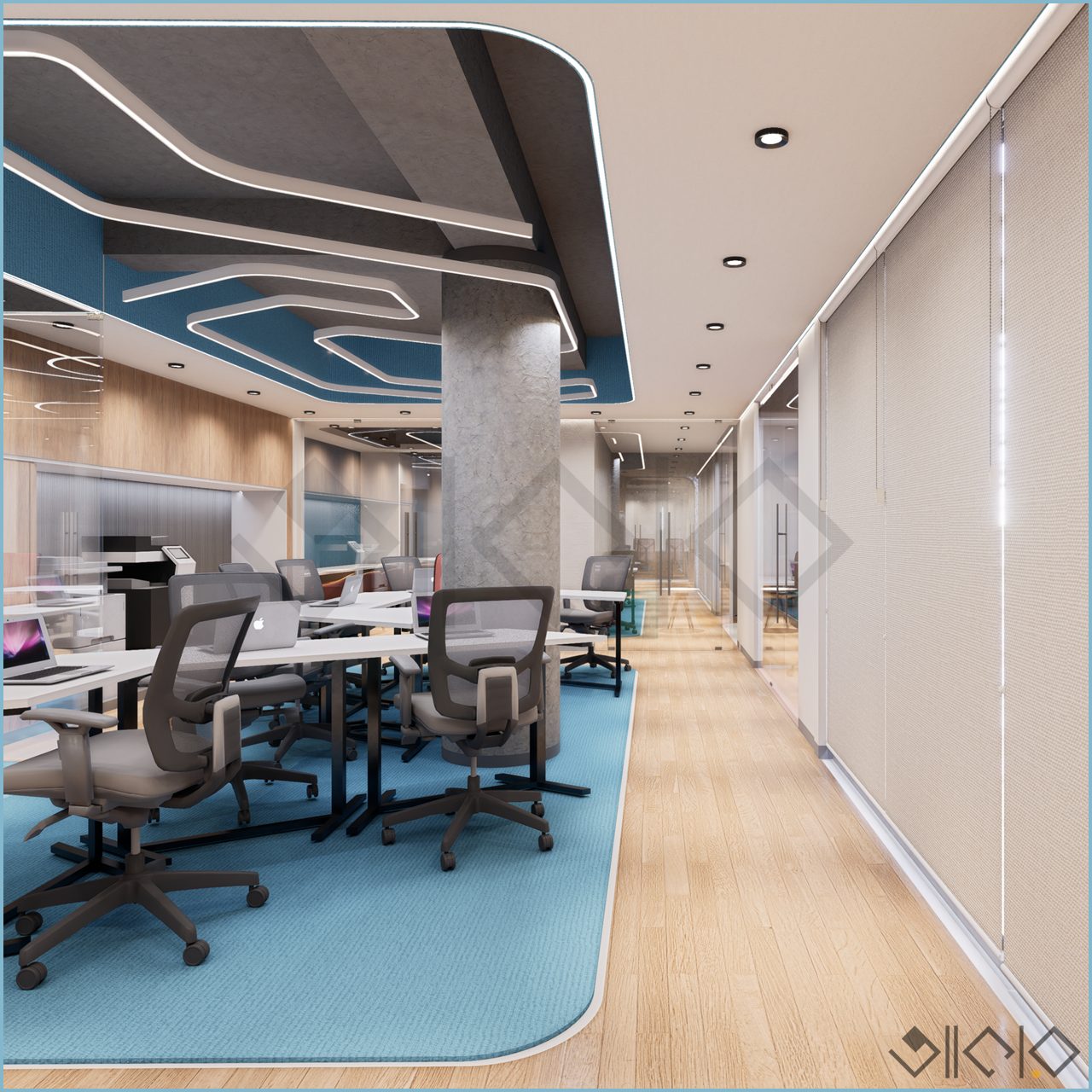 AC World Ltd Banani Office — commercial interior by Studio Akaar, Dhaka, Bangladesh (3 of 5)