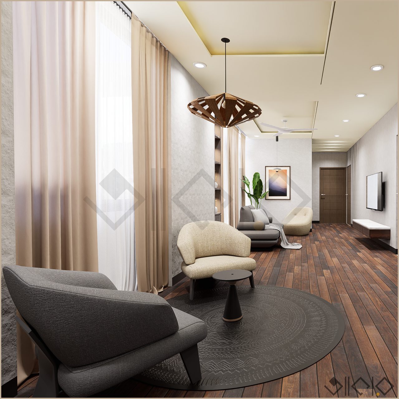 Mr. Shakib Hossain Residence — residential interior by Studio Akaar, Dhaka, Bangladesh (3 of 4)