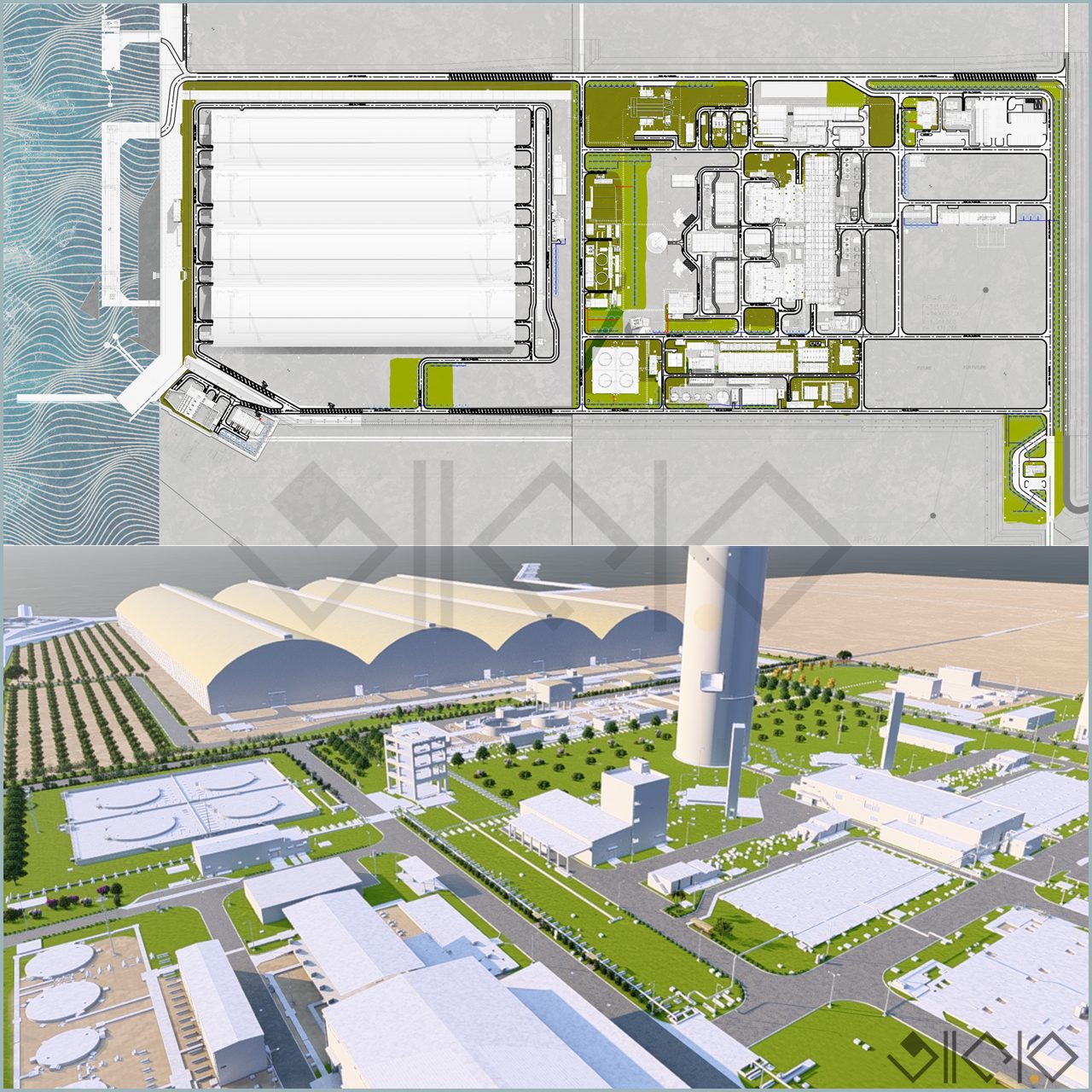 MTb 1200 MW powerplant — landscape design by Studio Akaar, Dhaka, Bangladesh (1 of 6)
