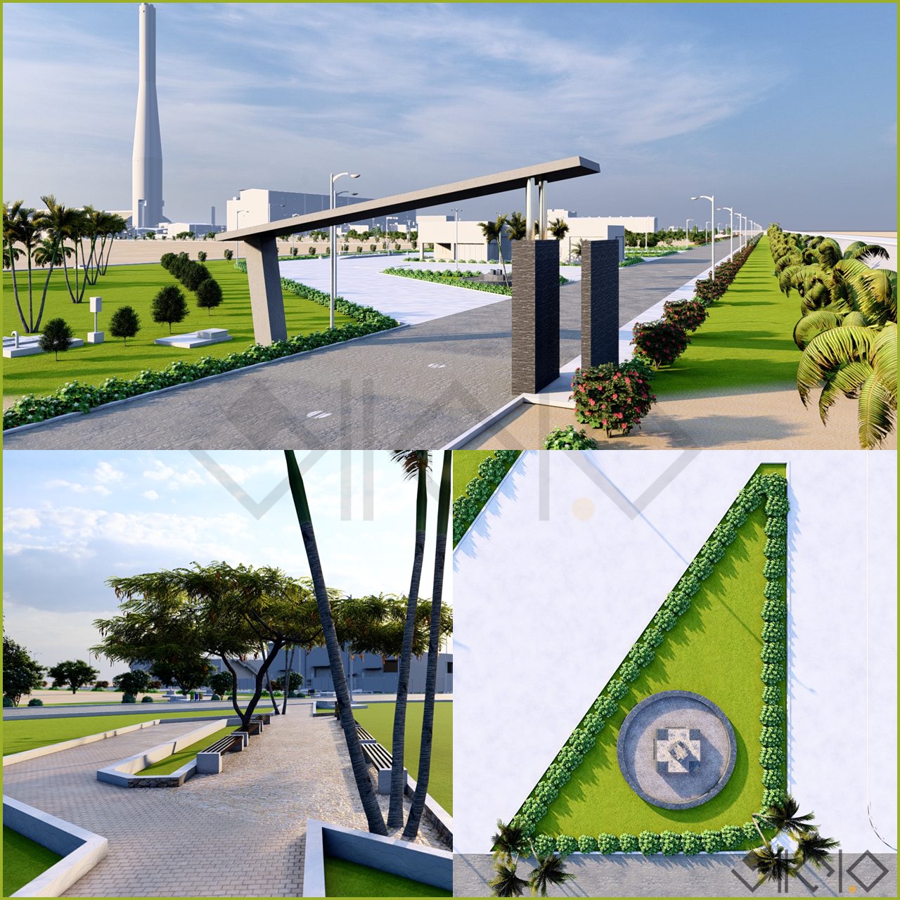 MTb 1200 MW powerplant — landscape design by Studio Akaar, Dhaka, Bangladesh (2 of 6)